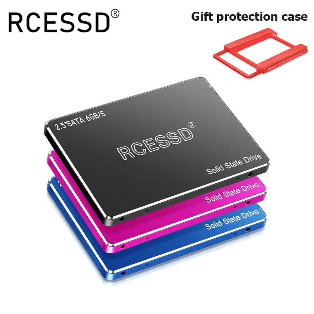 RCESSD металлический жесткий диск 120 ГБ 240 480 2 5 дюйма SATA III HDD HD SSD ноутбук ПК 480G