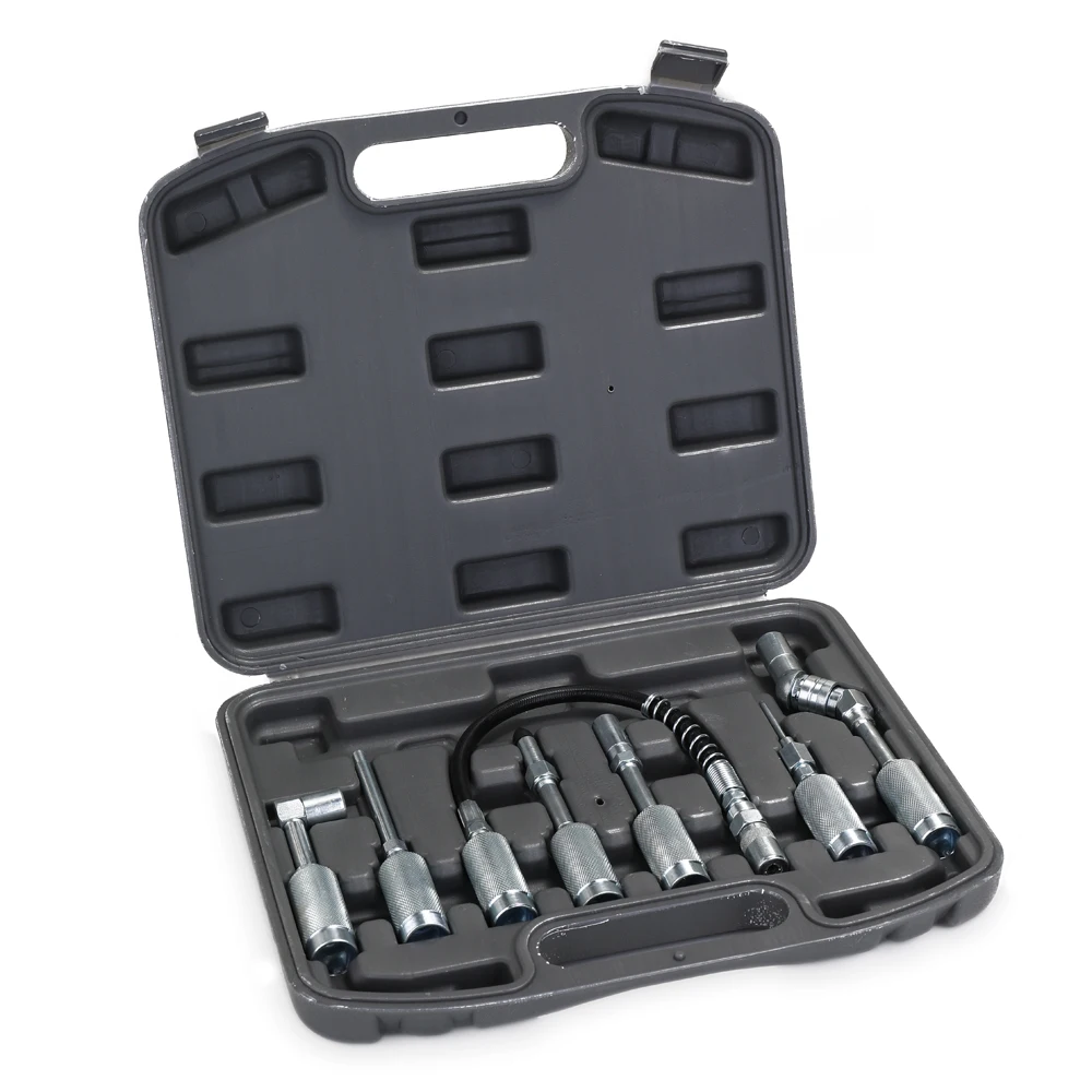 

7PCS carbon steel Grease Device Set Professional High Accuracy Accessories Humanized Design Lubricating Tool