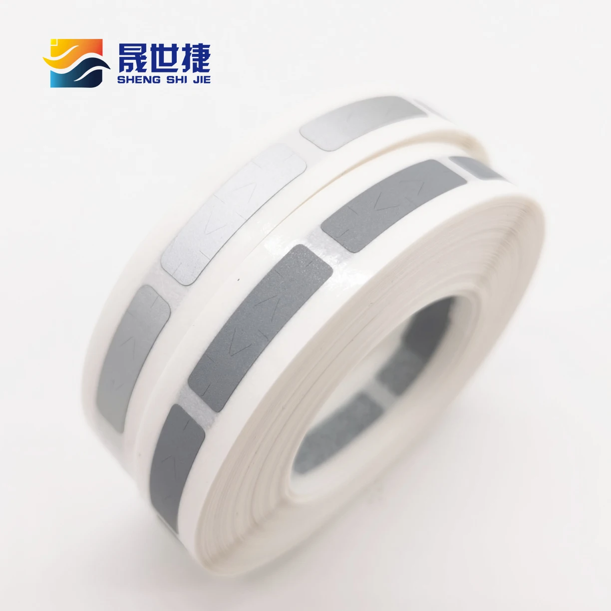 

Shengshijie 1000pcs/Rolls Scratch Off Sticker 6x22mm Label Silver/Grey For Cover Card Wedding Party Game Stickers