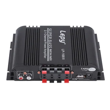 

Lepy Lp - 168S 12V Auto Audio Car Amplifier Power Subwoofer Bass Output Stereo Sound With Aux Function Loudspeaker Remote Contro