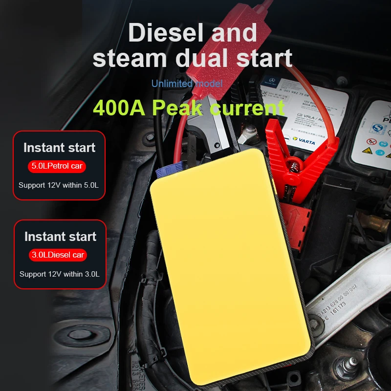 Portable 20000mah Multifunctional Car Emergency Ignition Start Power Supply Engine Battery Charger Mobile Power Supply jump starters