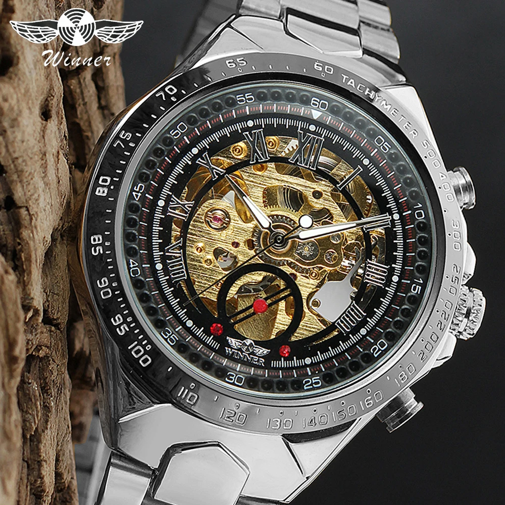 Часы Winner Classic мужские механические автоматические|Механические часы| |