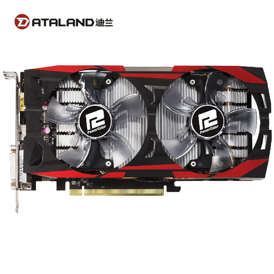 graphics card for gaming pc DATALAND R9 370 2GB Graphics Cards GPU For AMD Radeon R9370 2G Video Card Computer Game Map 1024SP GDDR5 видео карты бу Used graphics card for desktop