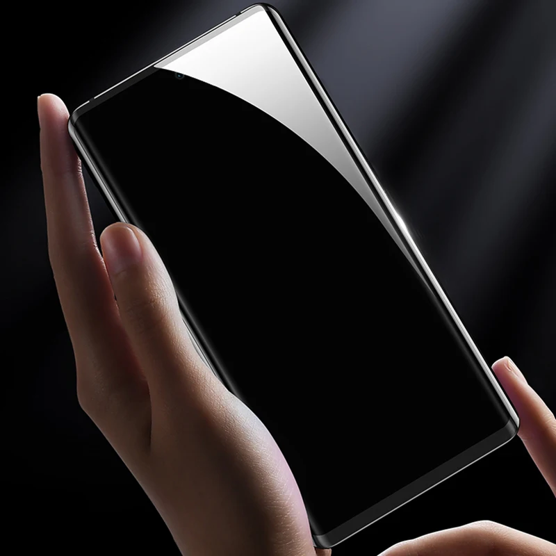 100D Анти-шпион УФ Полный Клей закаленное стекло для samsung Galaxy S10 Plus протектор экрана для samsung Note 10 Plus 5G Пленка Конфиденциальности