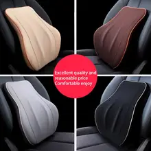 Подушка под голову в машине для автомобиля с регулируемым ремешком для сиденья автомобиля сбалансированная мягкость памяти моющаяся подушка для путешествий Подголовники для автомобиля