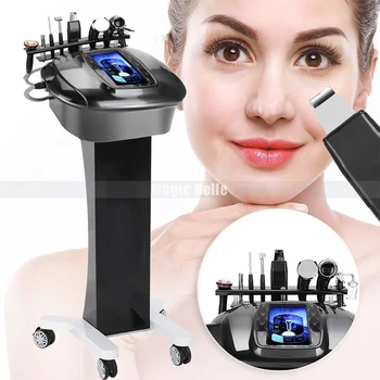 

8 In 1 Hydrafacial Dermabrasion Cold/Hot Hammer Oxygen Sprayer Facial Beauty Deep Cleansing Machine