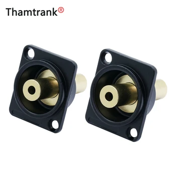 

1pc Gold Metal Case 3.5mm Female Jack to Jack Extended Audio Connector 3.5 Jack Earphone DIY Straight Adapter with Panel Mount
