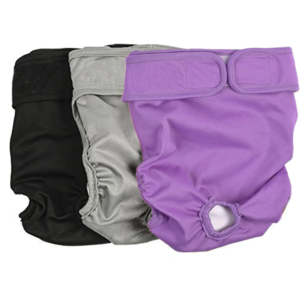 

Pet Big Dog Physiological Pants Diaper Sanitary Waterproof Menstrual Pants Velcro Washable Female Dog Panties Shorts Underwear