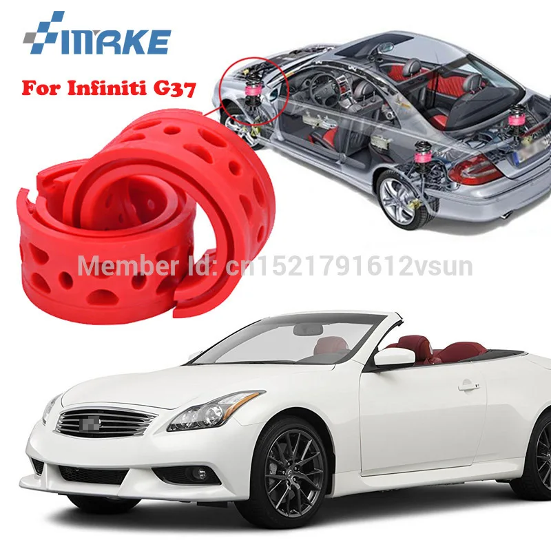 SmRKE для Infiniti G37 Высокое качество спереди/сзади Авто Амортизатор Весна Бампер мощность подушки буфера