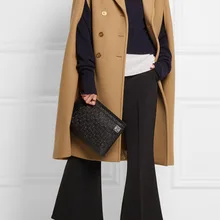 Винтажное однотонное женское длинное зимнее шерстяное пальто с широкой талией двубортное шерстяное пальто и куртка Коричневая длинная верхняя одежда