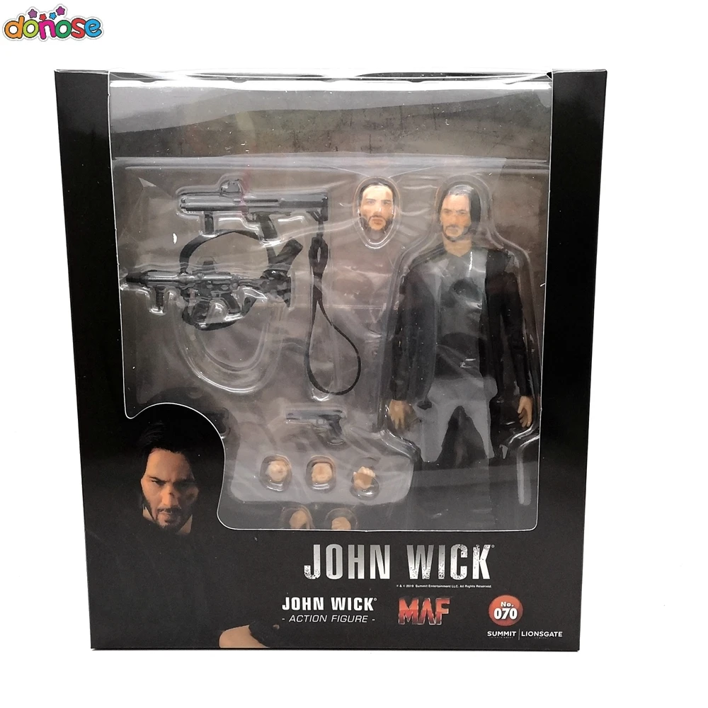 Фильм Джон фитиль Keanu Mafex 070/085 Джон фитиль фигурка Коллекционная модель детские игрушки куклы - Цвет: 070 With Retail Box
