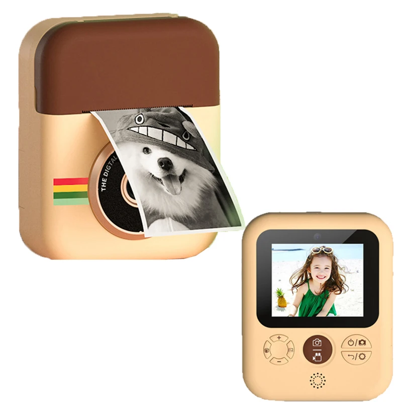 

Children Camera Instant Print Camera For Kids 1080P Digital Video Camera With Thermal Photo Paper Child Toy Camera Birthday Gift