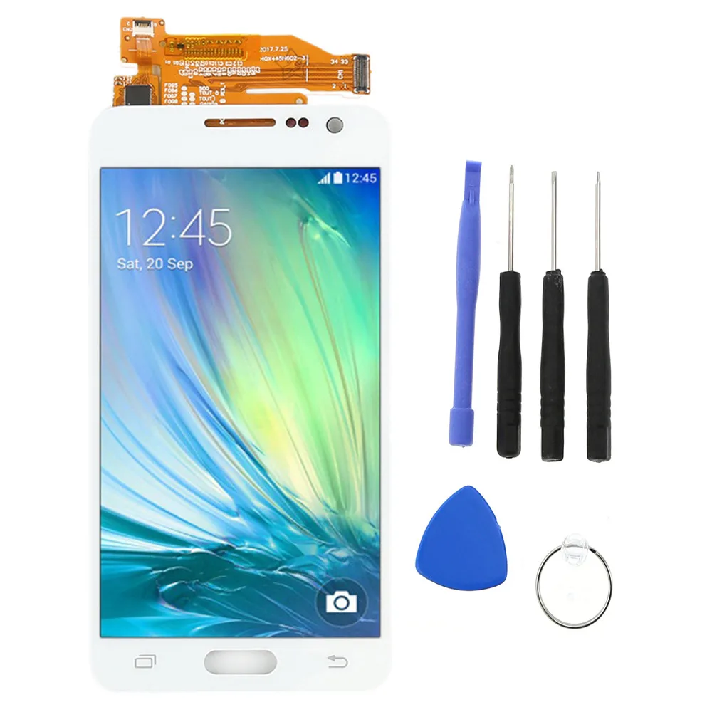 white with tools AAA для SAMSUNG Galaxy A3 ЖК-дисплей A3000 A300M A300F ЖК-дисплей с сенсорным экраном дигитайзер a300 ЖК-дисплей для SAMSUNG A3 ЖК-дисплей - Цвет: white with tools