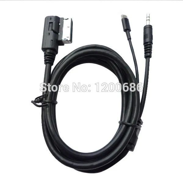 

AMI 3.5mm Mini Jack Interface AUX MDI Cable for Mercede Benz For iPhone 5 5S 6 Plus