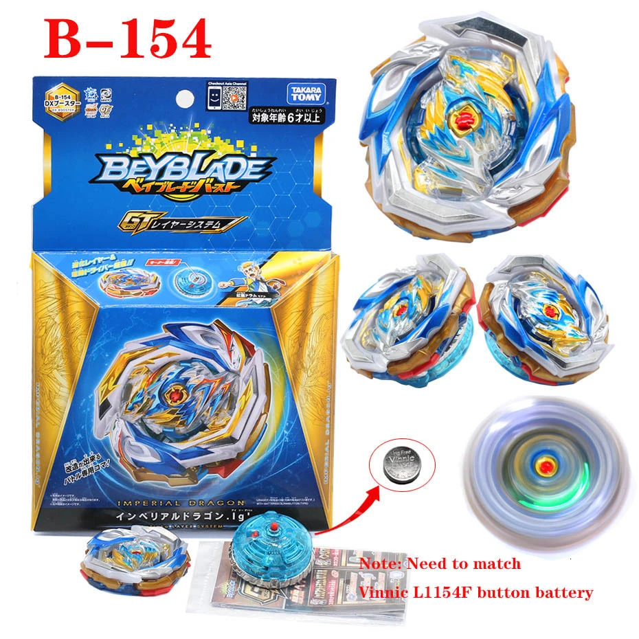 Подлинный TAKARA TOMY BEYBLADE GT B-154 имперский Дракон Бог Властелин взрывной гироскоп Игрушка BEYBLADE взрыв для детей Подарки