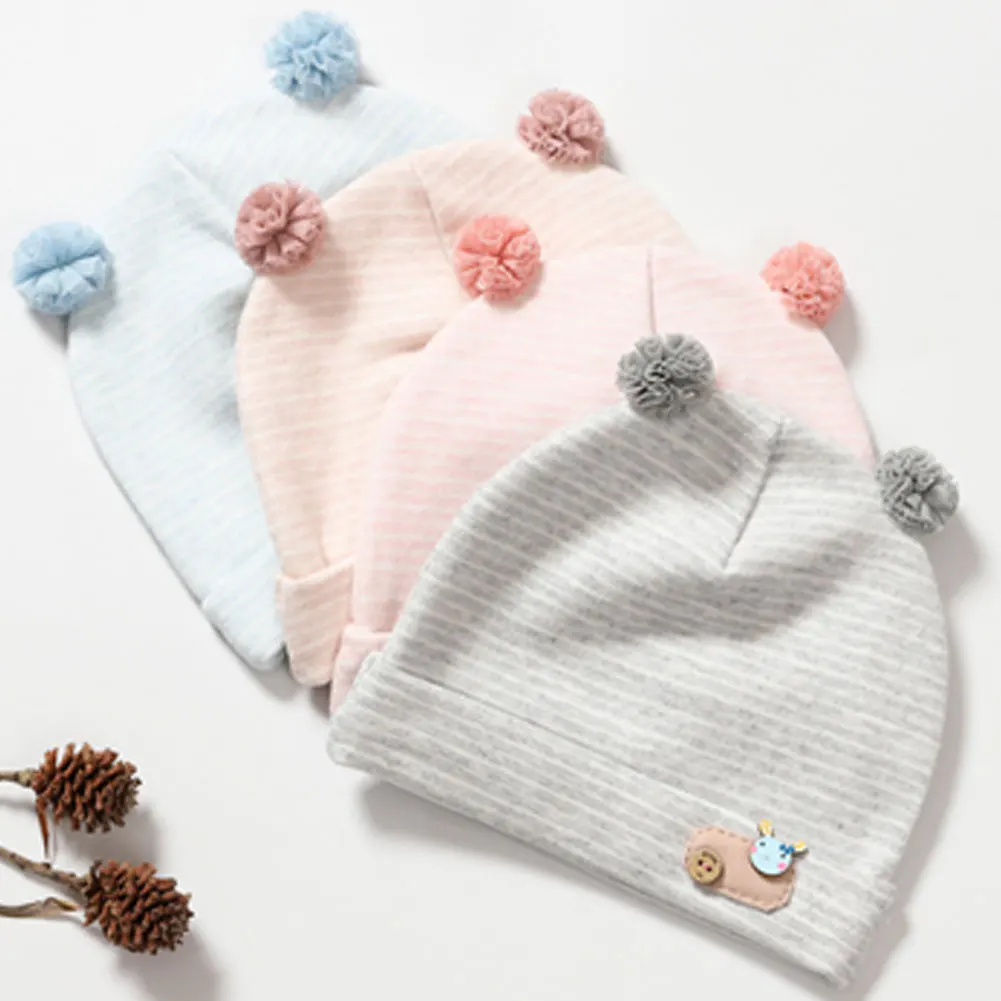 New Unisex Newborn Baby Boys Girl Toddler Infant Cotton Soft Cute Hat Cap