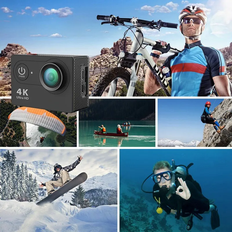 Открытый инструмент спортивная экшн-камера Sports Ultra HD шлем Cam Водонепроницаемая профессиональная спортивная камера