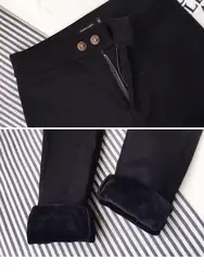 Осень и зима новый стиль леггинсы Южная Корея черный и белый с рисунком Волшебные брюки верхняя одежда обтягивающие брюки-карандаш
