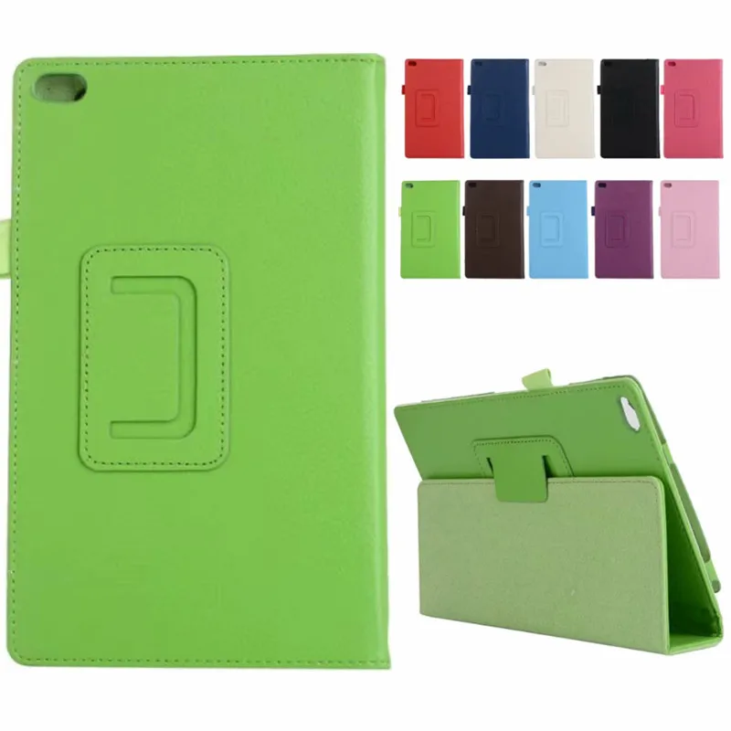 For Lenovo Tab 4 8 TB-8504N TB-8504F Lichi PU Leather Cases Tablet Protective Cover 8.0 Inch Tab4 8504 Shell | Компьютеры и офис
