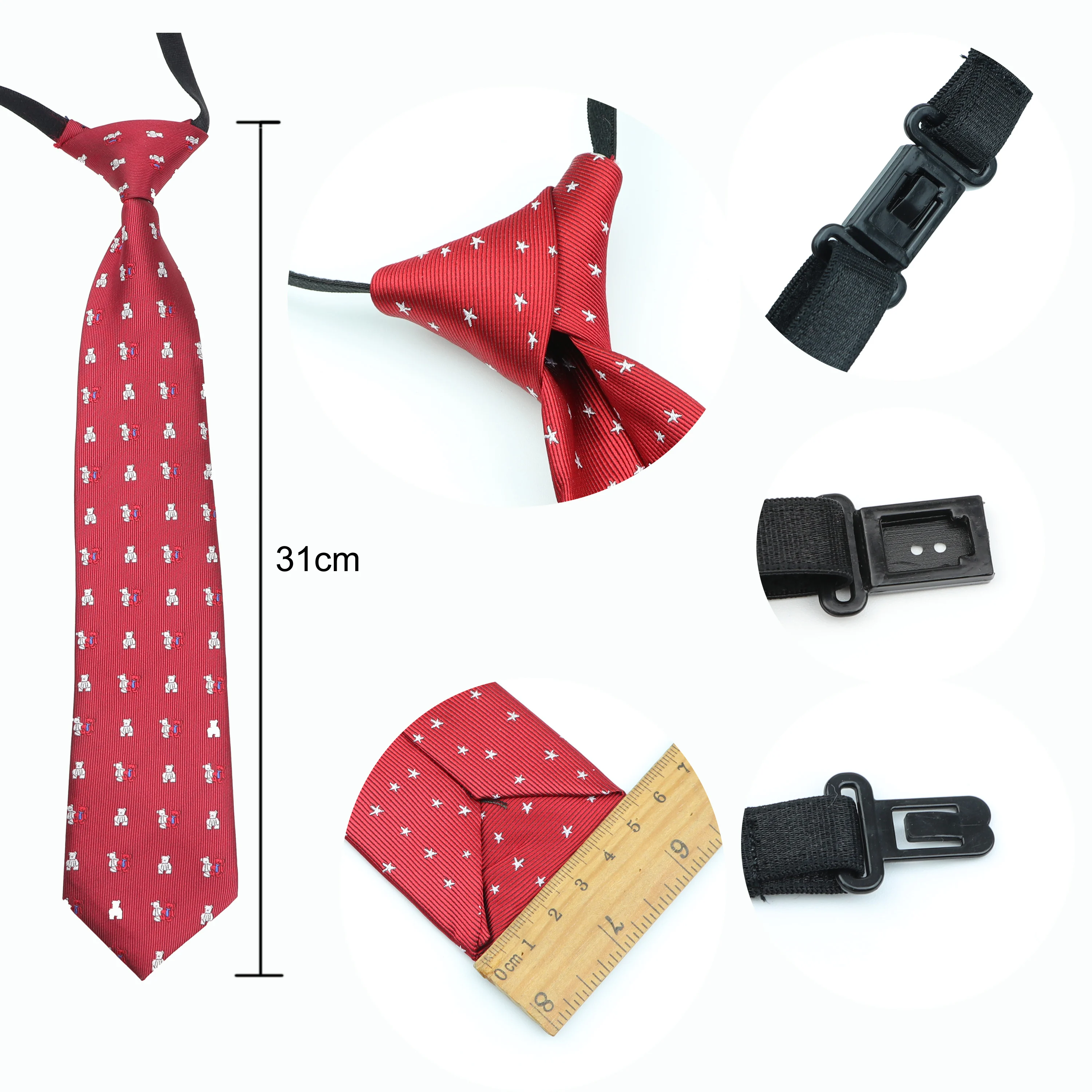 Cartoon Polyester Tie Handkerchief Star Car Bear Boy Girl Kid Elastic Necktie Parent-Child Bowtie Pet Butterfly Accessory Gift bow tie woven necktie necktie set clip on tie