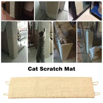 

Large Size Folding Cat Scratch Mat Cat Toys Furniture Protector Sisal Sofa Strong Protective Molar Claw Shield 80*28CM 30E