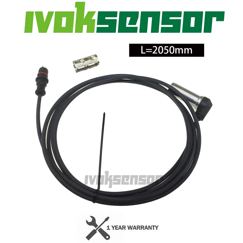 ABS Sensor L=2050mm Anti Lock Brake Wheel Speed Sensor For IVECO EURO