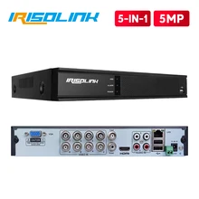 Irisolink 5MP 8CH AHD DVR 5 в 1 Гибридный H.265 рекордер безопасности для 5MP/4MP 1080P AHD TVI CVI аналоговая камера обнаружения движения
