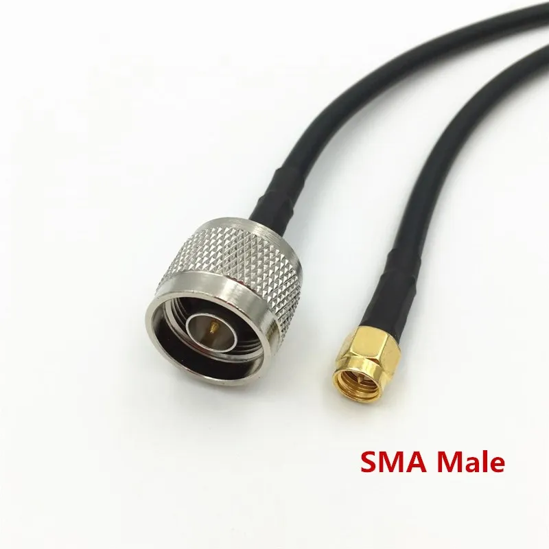 1 шт. N штекер для SMA RP 4 типа Разъем радиочастотной антеной отрезок коаксиального