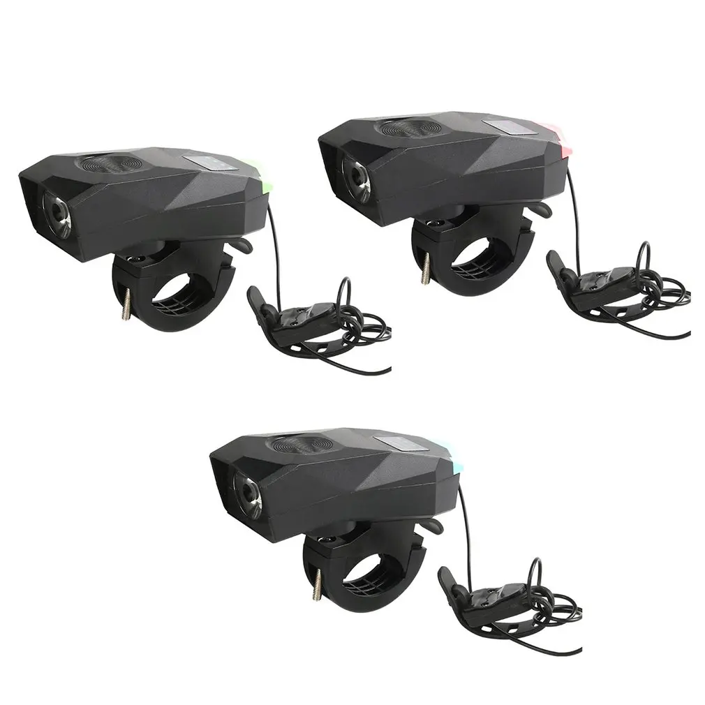 Discount Loud Sound 2 In 1 Mountain Bike Speaker Led Light Night Riding Headlights Electric Horn Lamp Bicycle Bell 1