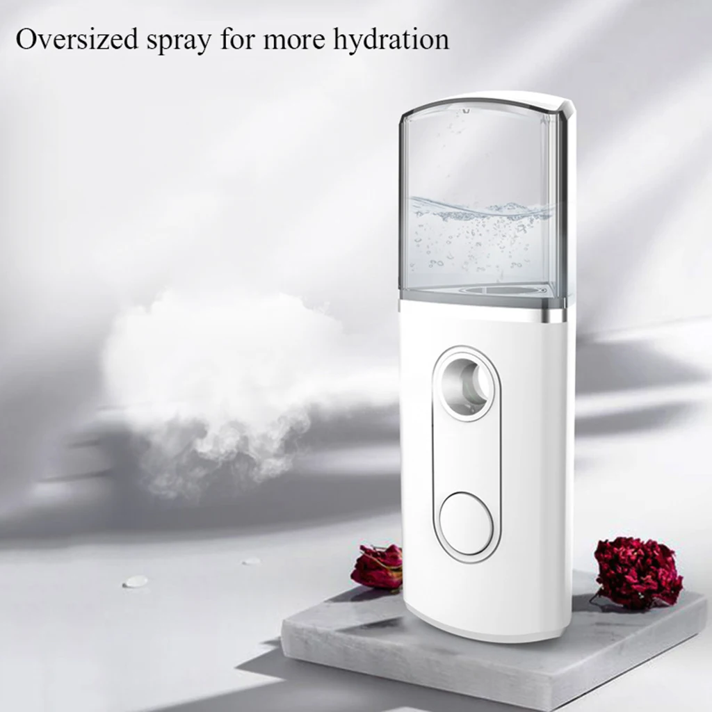 20ml Nano Facial Handy Mist Spray Steamer Makeup Rechargeable Facial Mister Handy Atomization Mister Device Beauty Tool