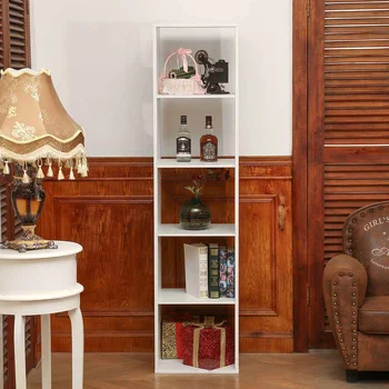 

Children Bookcase Simple Assembled Toy Book Storage Cabinet Display Stand Study Room Bookshelf for Home Decoration