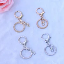 Металл поддерживает цветной брелок 30 кольцо для ключей diy bao посылка кулон застежка Омар аксессуары от производителя