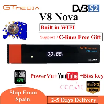 

GTMedia V8 Nova decoder Freesat upgrade V8 Super Full HD DVB-S2 Satellite TV Receiver support Built-in cccam receiver decoder