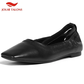 

Fashion Clearance Price Leisure Flat Genuine Leather ankle-strap Women Summer Shoes Woman Ballet Flats