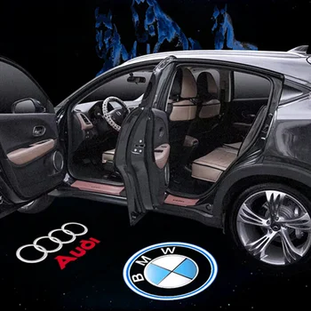 

Car battery wireless guest lamp projection lamp door lamp refit lamp LED laser lamp refit atmosphere lamp