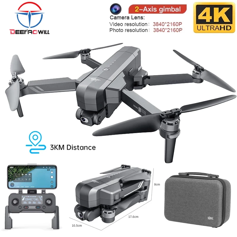 new F11 PRO professional 4K HD camera PTZ drone brushless 5G Wifi Gps system supports 128G TF card RC Quadcopter rc plane | Игрушки и