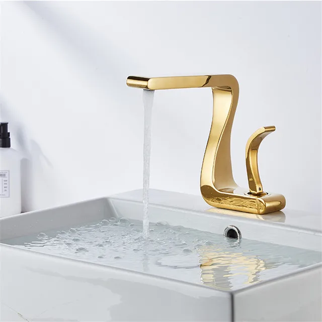 gold faucet