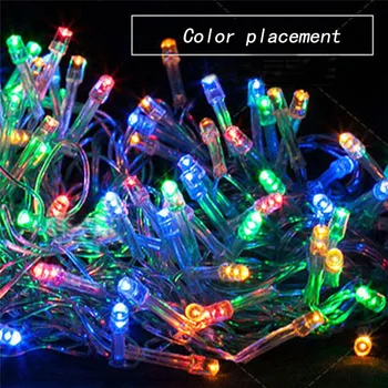 

1PC Starry led string 4.5V 3M 20LED/5M 50LED/10M 80LED led string lights battery for Christmas Party holiday decoration