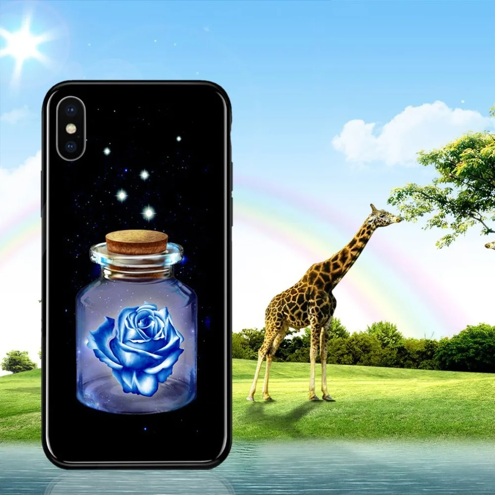 Для iPhone XS MAX XR взрывозащищенный стеклянный Чехол для мобильного телефона анти-падение высокое качество чехол для мобильного телефона