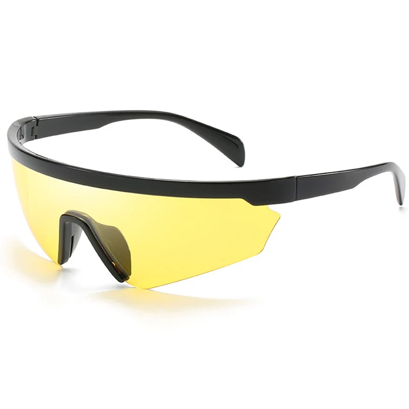 Мужские поляризационные солнцезащитные очки больших размеров, женские брендовые дизайнерские очки с полуоправой, мужские и женские зеркальные Спортивные очки, уникальные очки O386