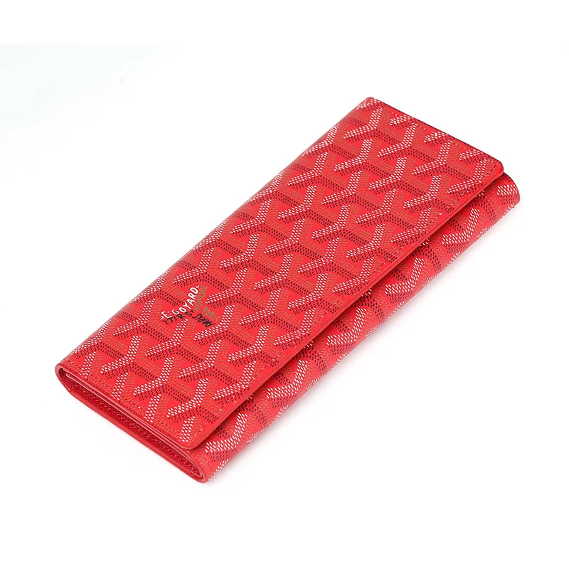 

2019 new European and American fashion big card wallet tri-fold wallet Multi-function convenient bag