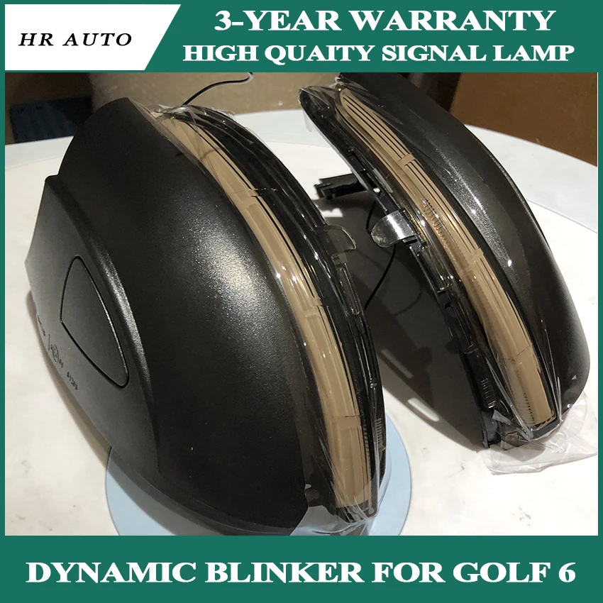 

For VW Golf MK6 GTI 6 BORA Touran PASSAT Dynamic Blinker Side Mirror indicator For Volkswagen VI R20 LED Turn Signal Light