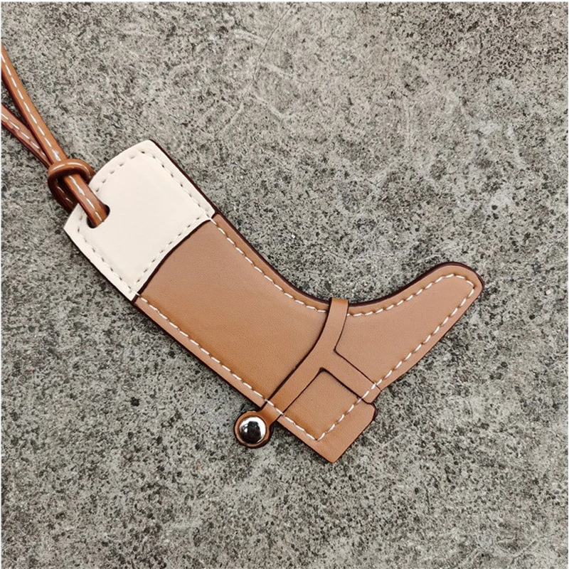 Portachiavi in pelle cavallo dondolo accessorio Pony borsa pendente ciondolo cavallo cartone animato portachiavi