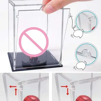 

Clear Acrylic Display Case Assemble Countertop Box Organizer Dustproof Showcase Box New