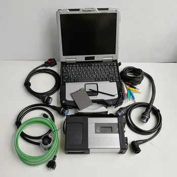 

MB Star C5 SD C5 CF30 4G laptop Used Toughbook Latest Software 360GB SSD for Auto Car Truck diagnosis Tool Connect C5 Interface