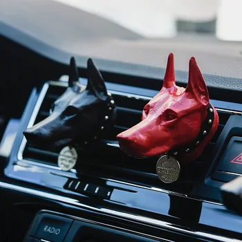

Bulldog Car Air Freshener Car Perfume Vent Clip Auto Car Fragrance Smell The Car Refill Car Vent Diffuser