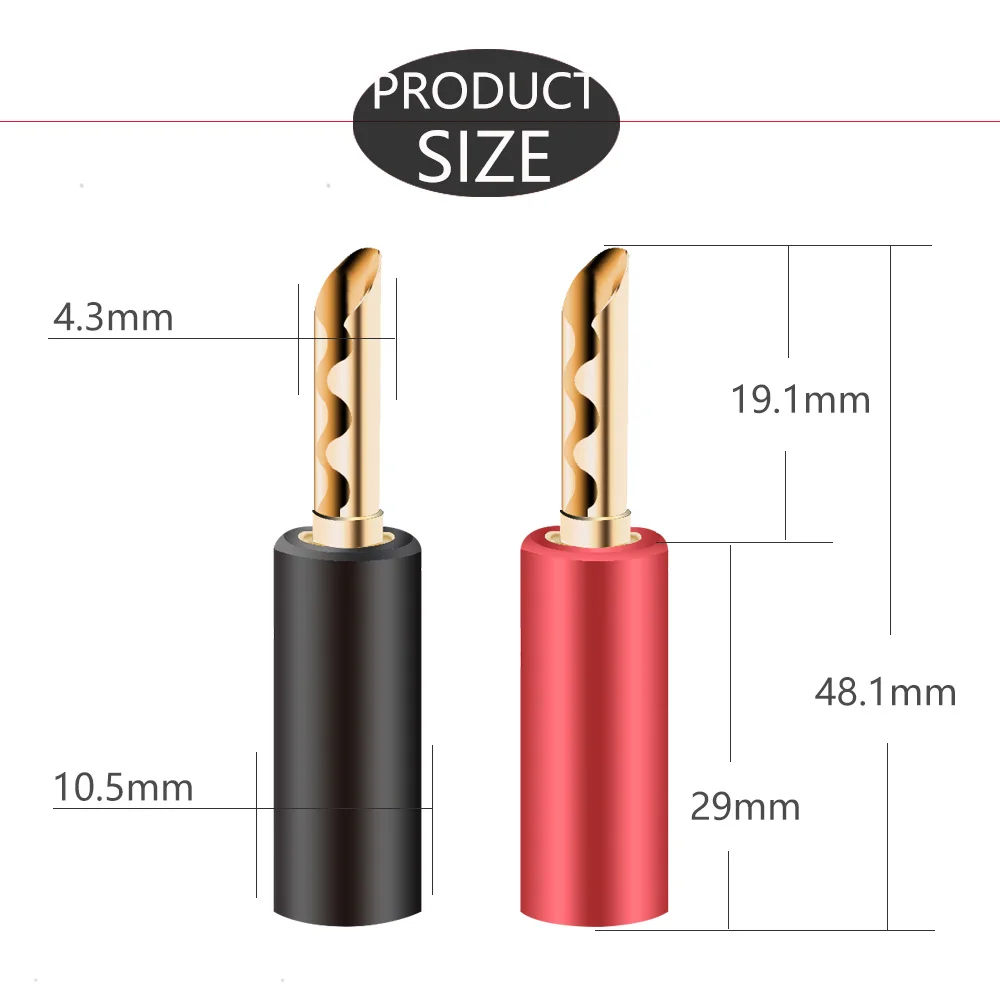 plugues conector vermelho preto parafuso tipo de
