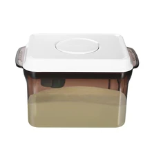 2300 мл контейнер для сухого молока как противоскользящая ручка с ложкой и вешалкой детская Коробка Кнопка Съемная квадратная коробка для хранения продуктов