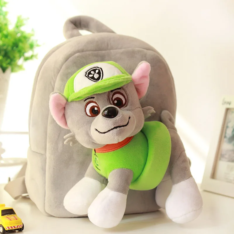 

Paw Patrol Dog 6pcs cartoon plush backpack Skye small bag soft and harmless children's action characters in a variety of styles