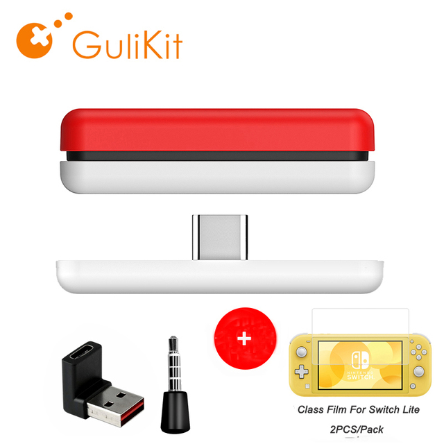 NS07 Route Air Wireless Bluetooth Audio Receiver transmitter Adapter USB-C with Microphone For Nintendo Switch PS4 PS5